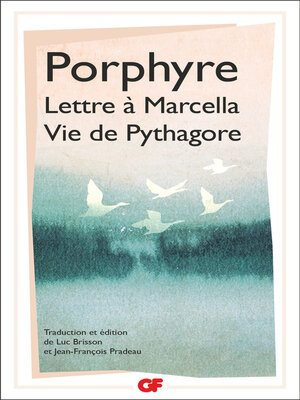 cover image of Lettre à Marcella précédé de Vie de Pythagore